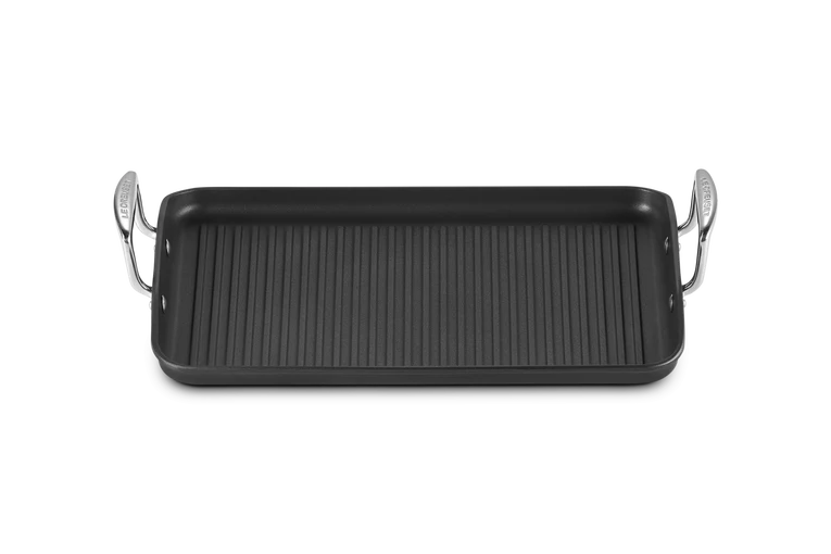 Grill grande rigato in alluminio antiaderente35 cm