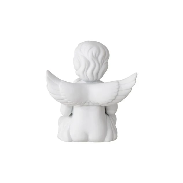 Angeli Bianco Opaco Angelo con il pretzel