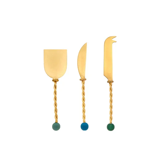 Bitossi Home Torchon Set 3 coltelli formaggio 20 cm