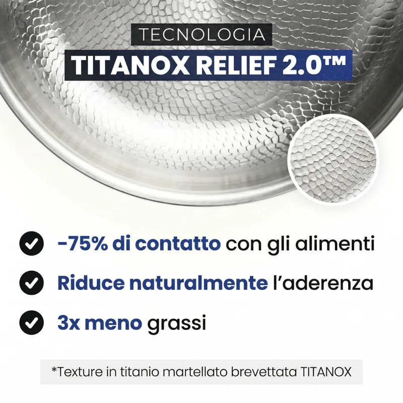 Padella 100% Titanio Puro — TITANOX®