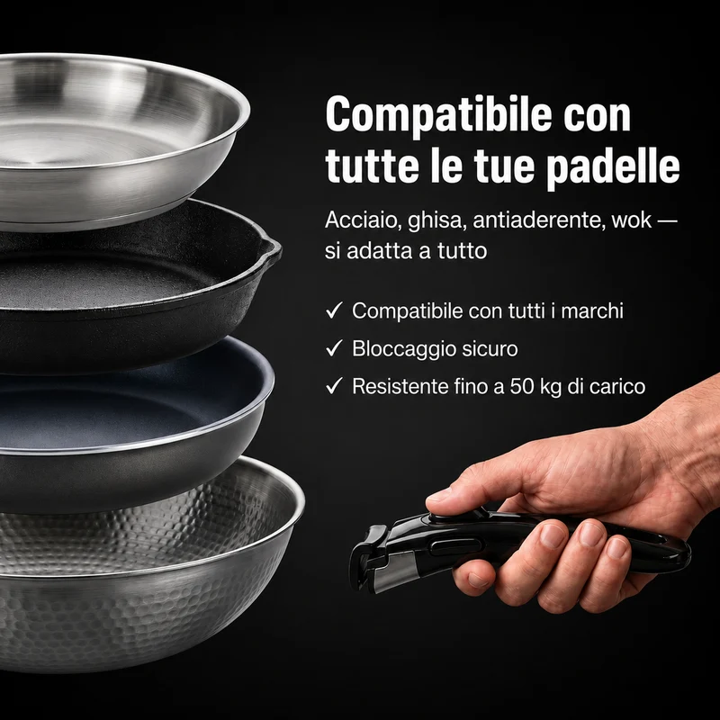 Manico Rimovibile Universale — TITANOX®