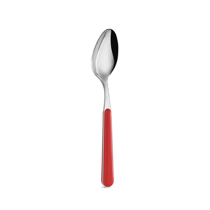 Cucchiaio Caffè - Tinta Unita Rosso LD14104