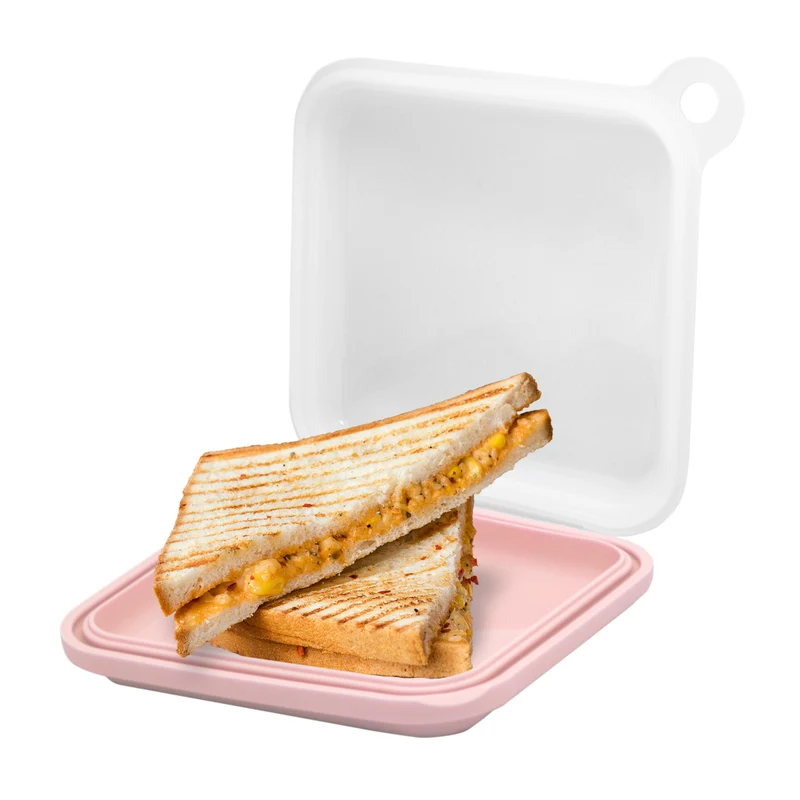 Sandwichera de silicona reutilizable