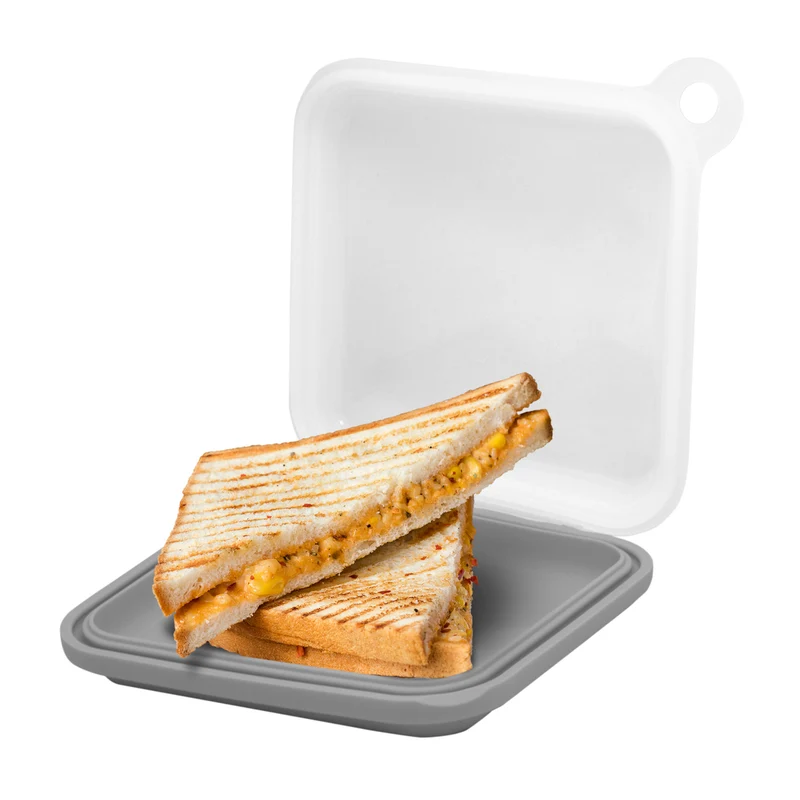 Sandwichera de silicona reutilizable