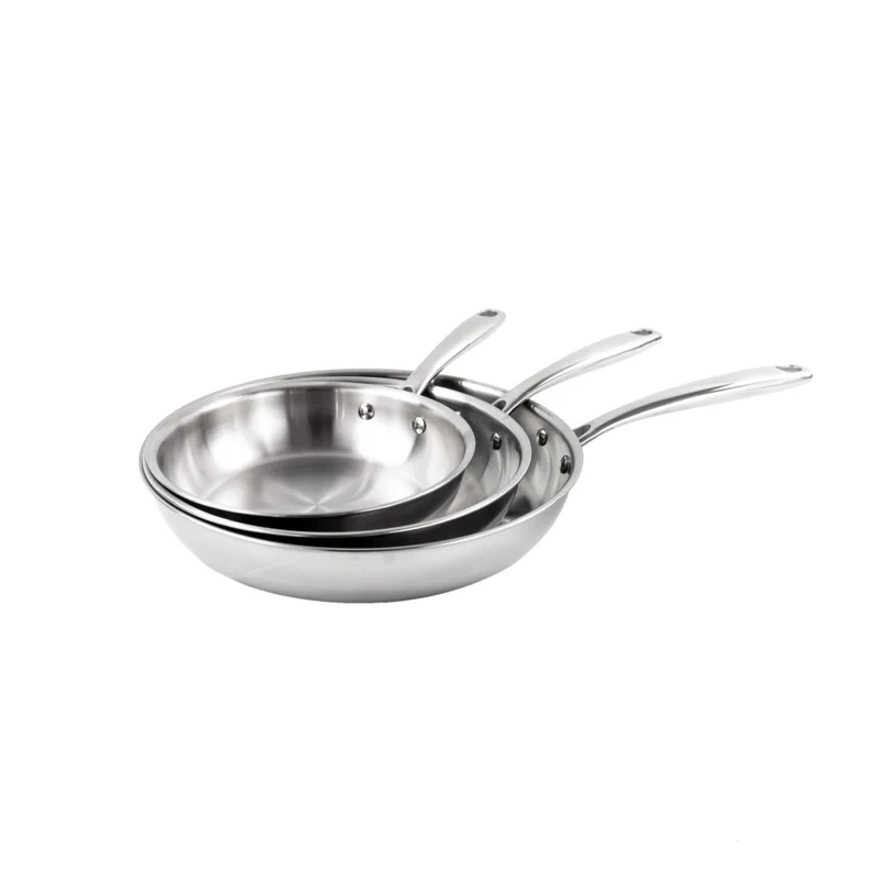 Sartén de Acero Inoxidable 3 Capas – Base Full Induction