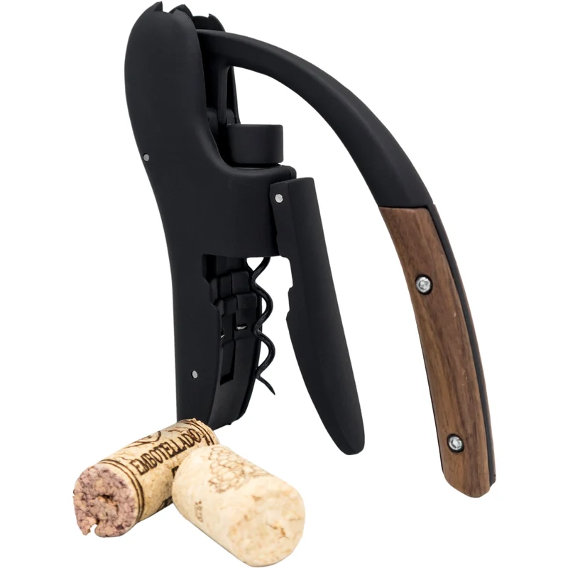 Sacacorchos de palanca con asas ergonómicas