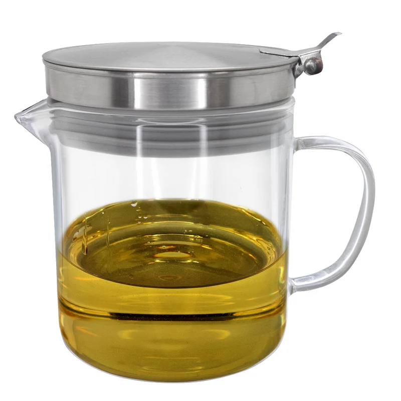 Grasera de Cristal 500 ml con Filtro