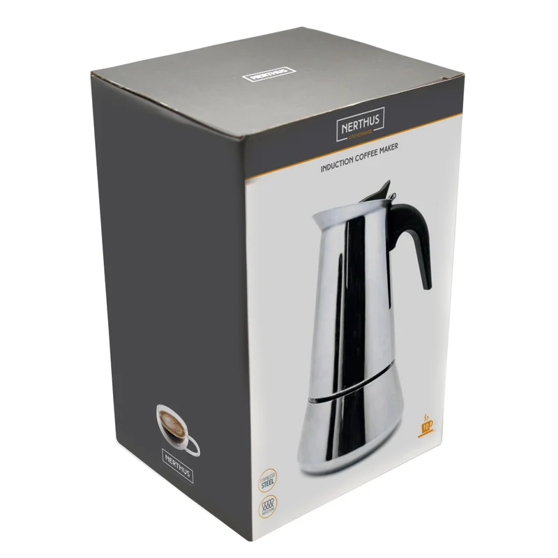 Cafetera Italiana Inducción Inoxidable