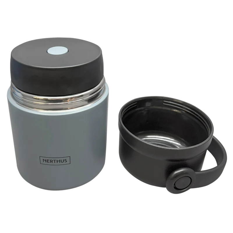 Termo para alimentos 650 ml con tapa vaso y asa