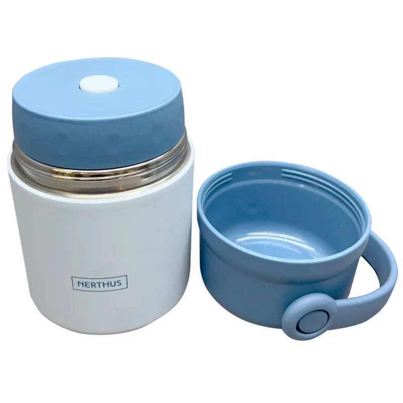 Termo para alimentos 650 ml con tapa vaso y asa