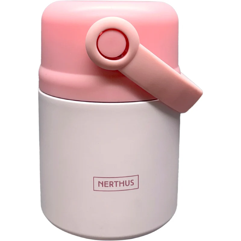Termo para alimentos 650 ml con tapa vaso y asa