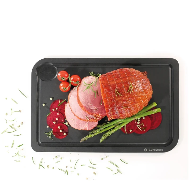 Tagliere rettangolare con scanalatura "Comfort Plus" cm 36x23x0,9