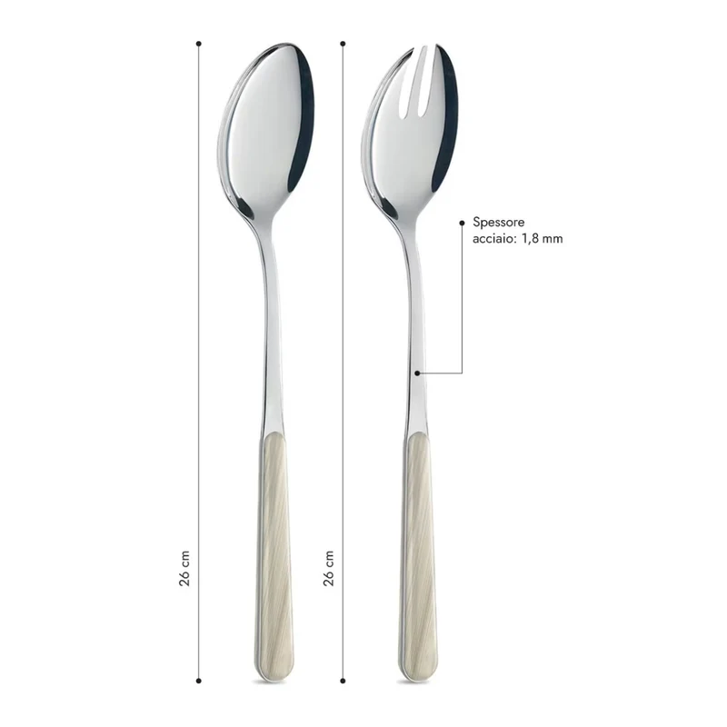 Coppia Insalata - Abete Avorio BD15500AV