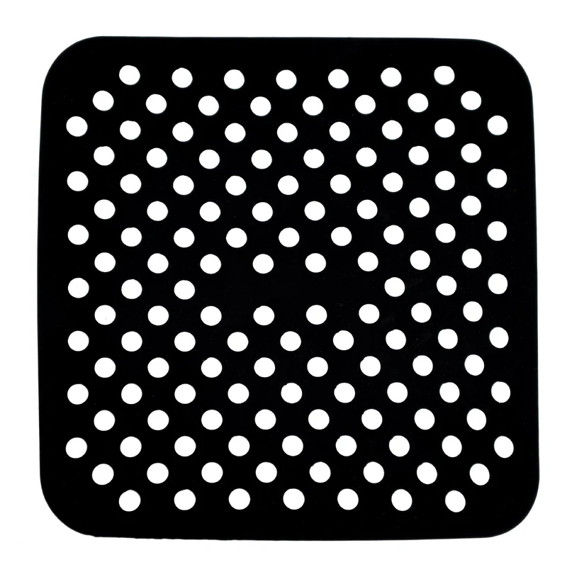 Bandeja de Silicona Perforada para Freidora de Aire – 19x19 cm, Reutilizable