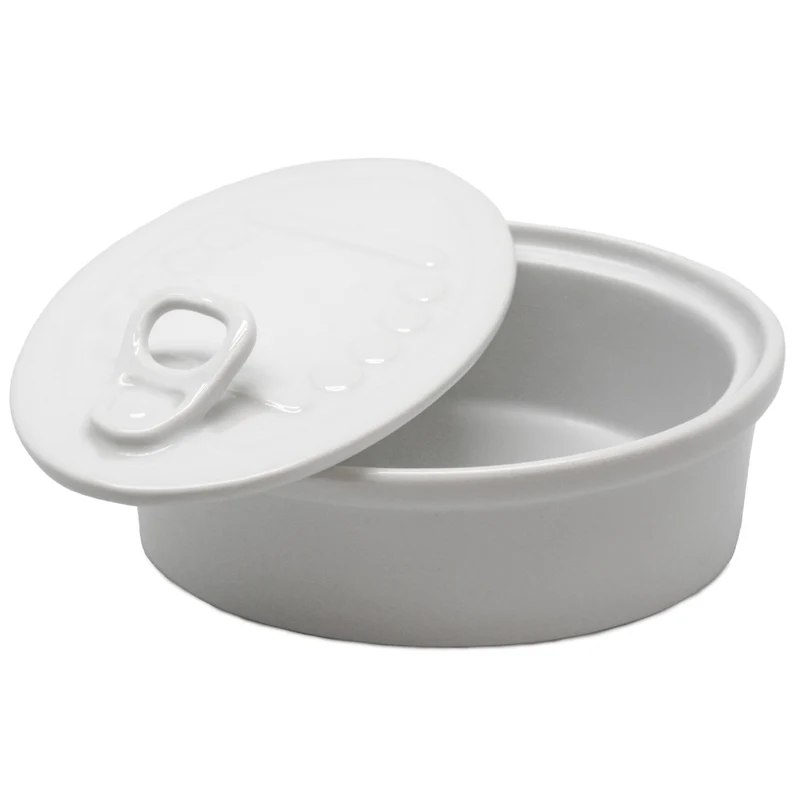 Lata de Porcelana para Snacks con Tapa