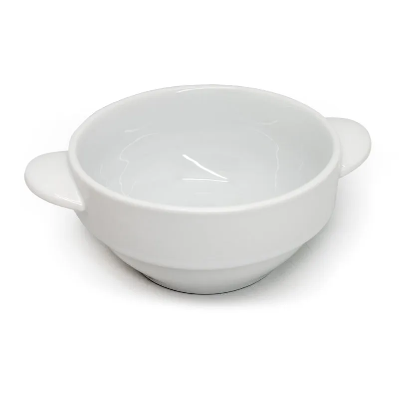 Cuenco de Porcelana para Sopa con Asas