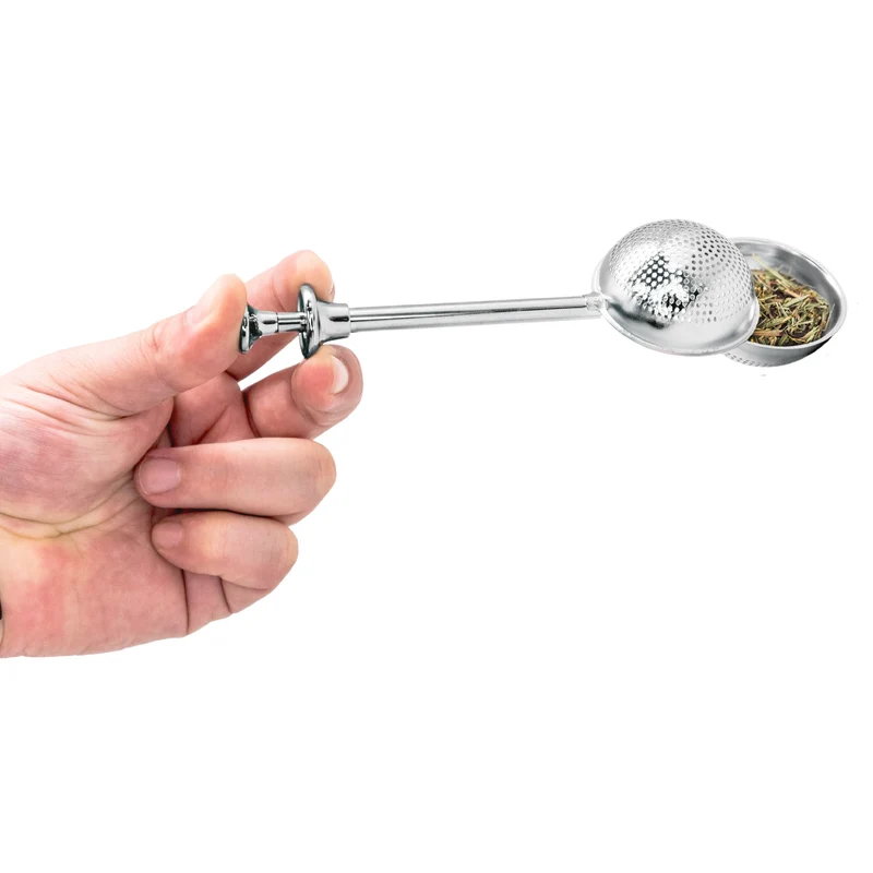 Infusor de Té Apertura de Botón