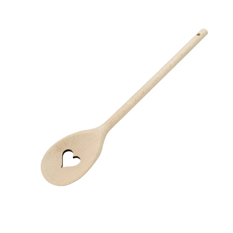 Cucchiaio cucina con foro a cuore Nature