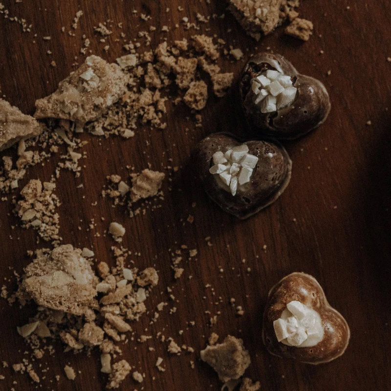 Stampo per cioccolatini a forma di cuore, in silicone