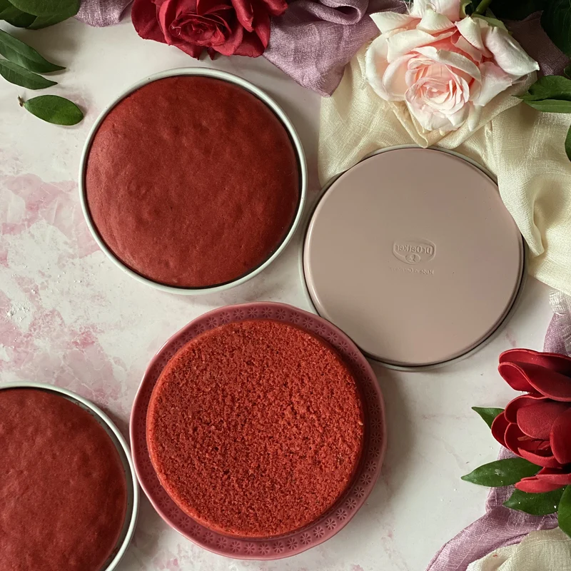 Set 4 stampi per torte a strati Ø17 cm Linea Retrò