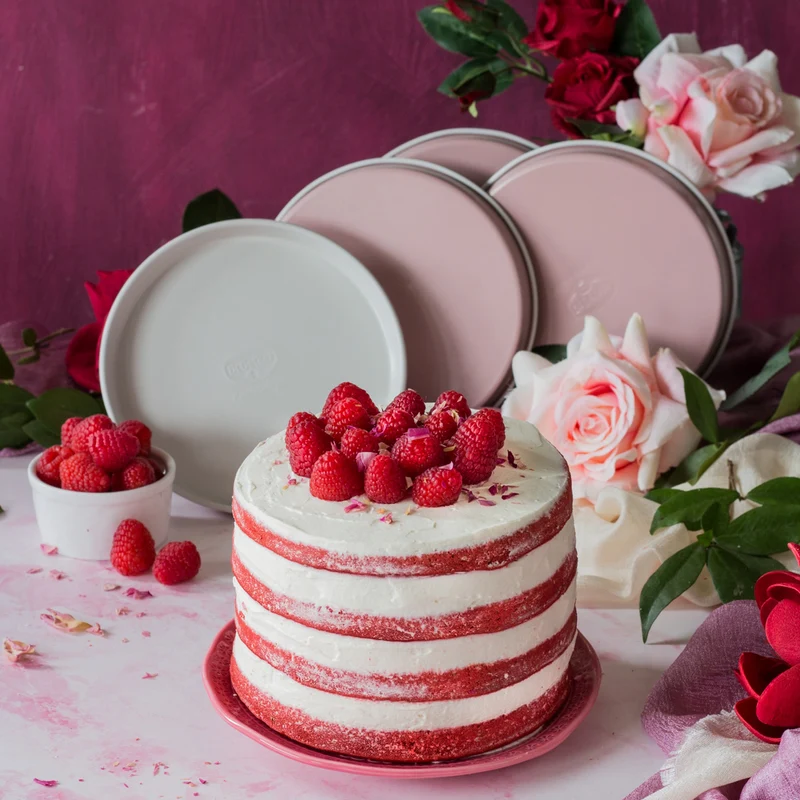 Set 4 stampi per torte a strati Ø17 cm Linea Retrò