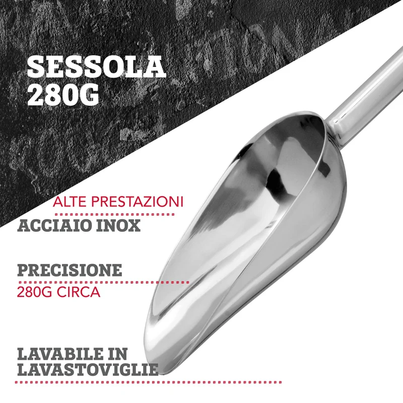 Paletta multiuso in acciaio inox