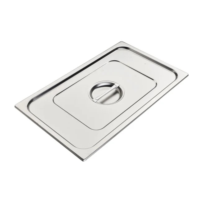 Coperchio inox gastronorm 1/1 cm.53x32.5