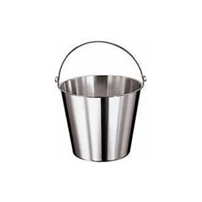 Secchio inox graduato ø cm.28.5 lt.8