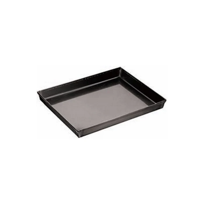 Teglia ferro blu saldata cm.60x40 h.3