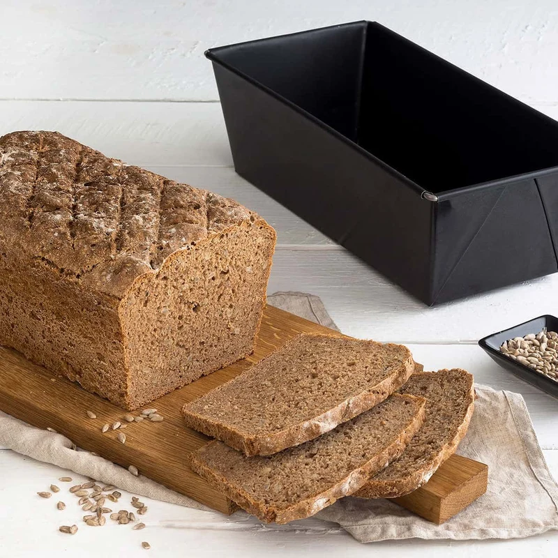 Stampo per maxi plumcake pane, 31 cm Linea Black Metallic