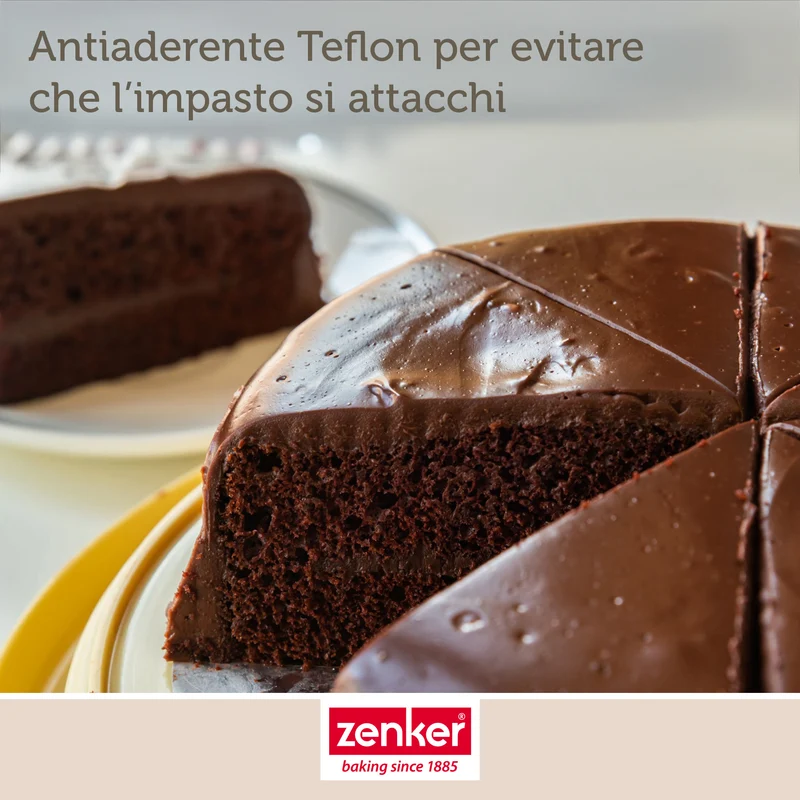 Tortiera antiaderente apribile a cerniera, Ø24cm Linea Black Metallic