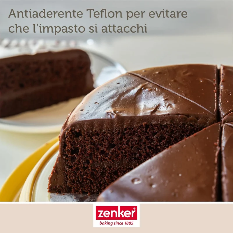 Tortiera antiaderente apribile a cerniera, Ø20cm Linea Black Metallic