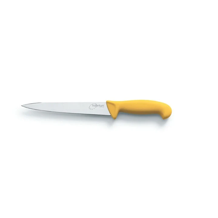Coltello tridentum new line scannare 2 tagli cm.24 giallo