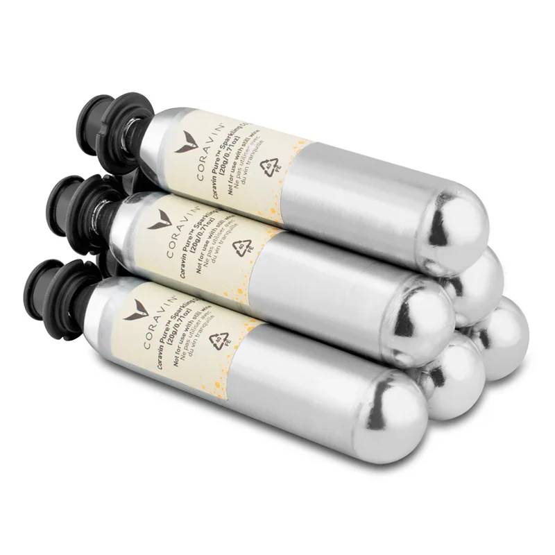 Capsula di CO2 "Pure™" per sistema mescita spumante Coravin®, set 6 pezzi