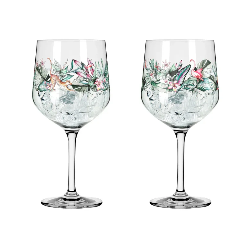 SET 2 Bicchieri Gin Tonic "Schattenfauna " - 72 cl