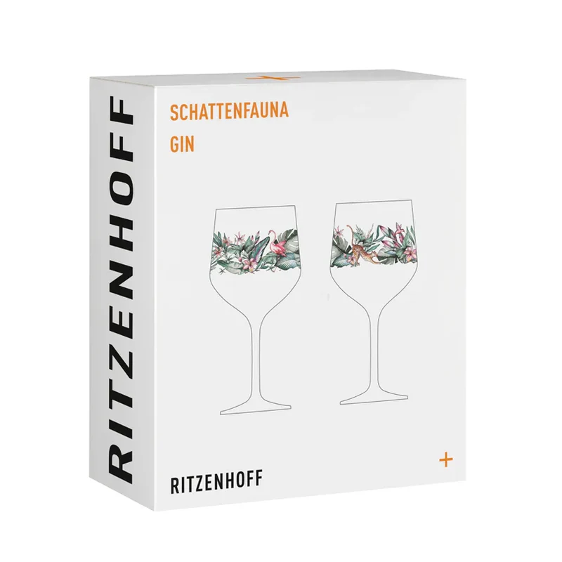 SET 2 Bicchieri Gin Tonic "Schattenfauna " - 72 cl