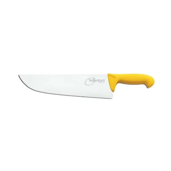 Coltello tridentum new line mezzo colpo cm.36 mm.5 giallo