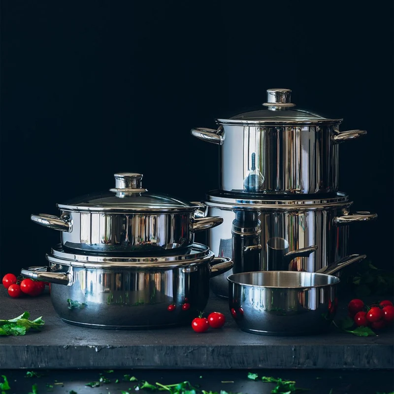 Batería de cocina 5 Piezas Optima Monix