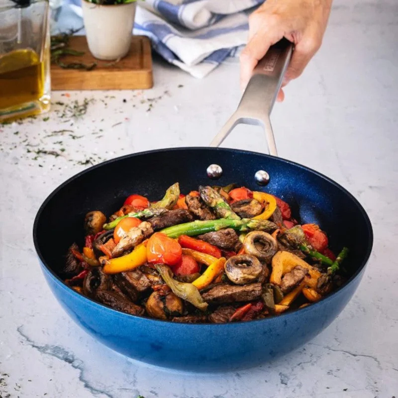 Wok antiadherente Diamond Monix