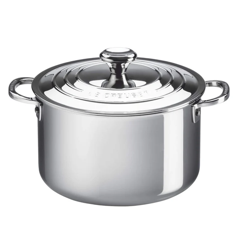 Olla acero inox con tapa 18 cm 3-PLY Le Creuset