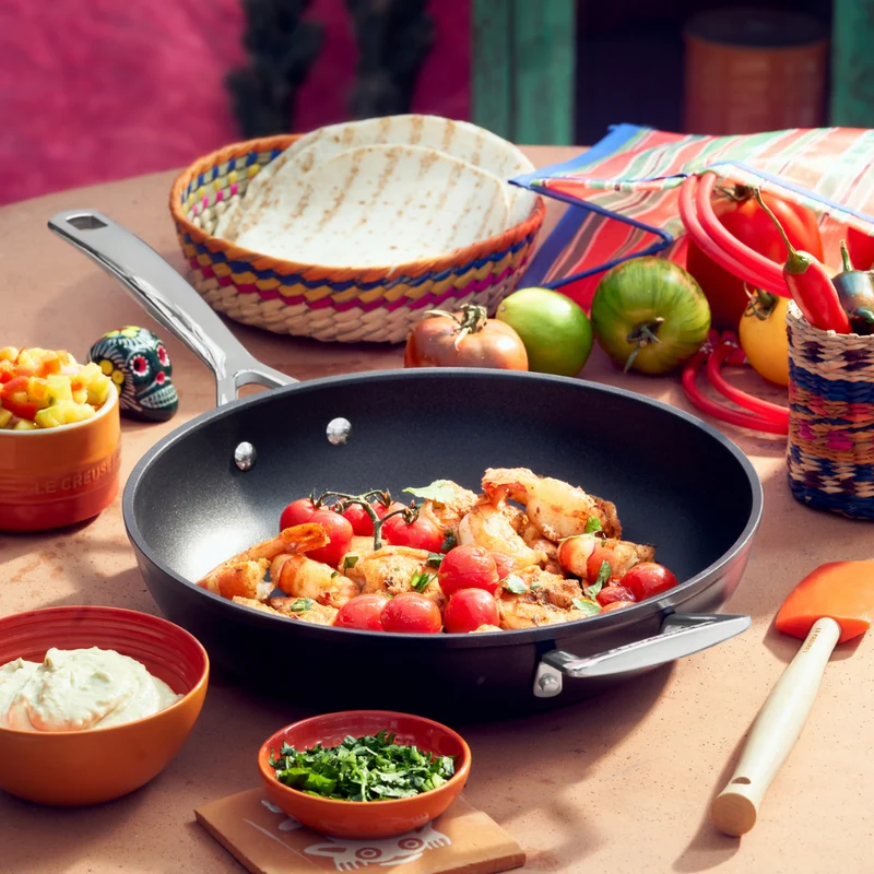 Conjunto de 2 sartenes alta y baja PRO Le Creuset