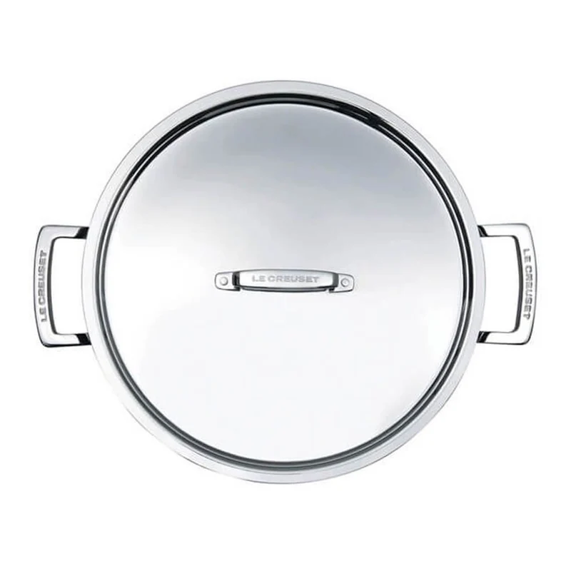 Cacerola baja tipo rustidera acero inox Le Creuset