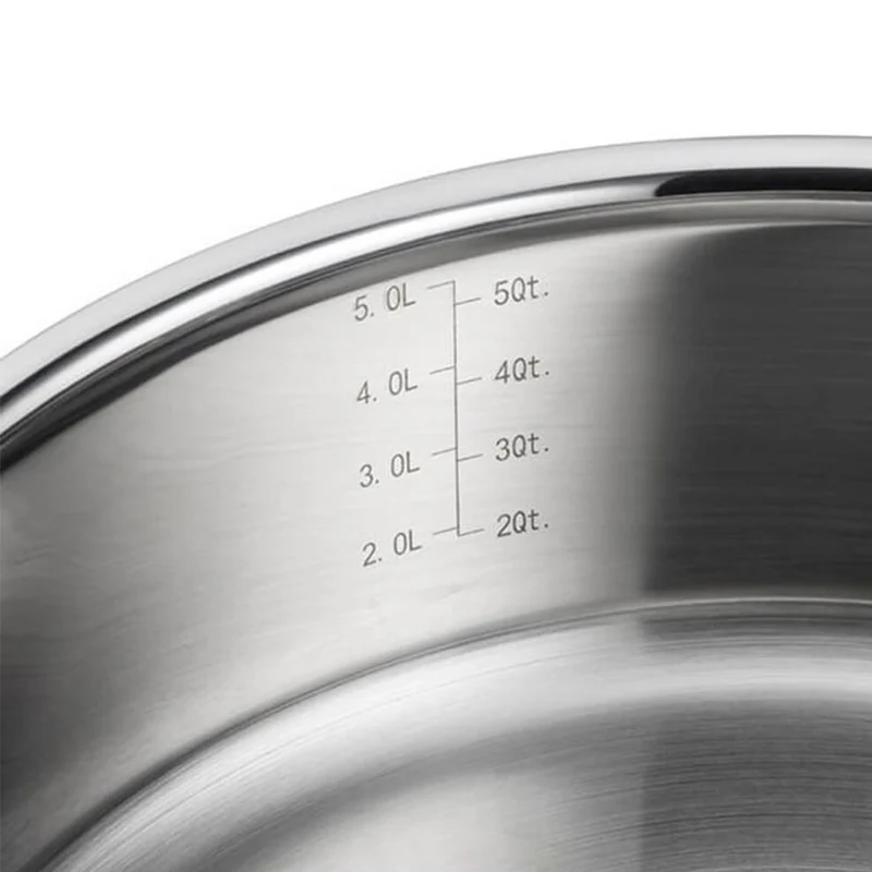 Cacerola baja tipo rustidera acero inox Le Creuset