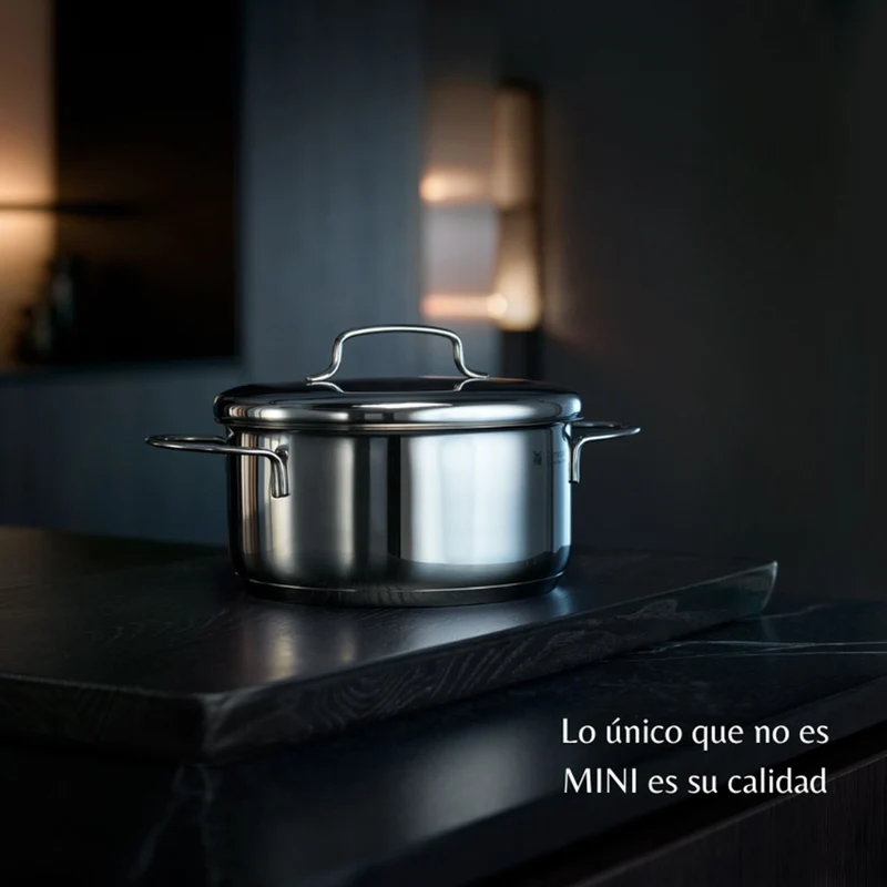 Cacerola baja con tapa 16 cm Mini WMF