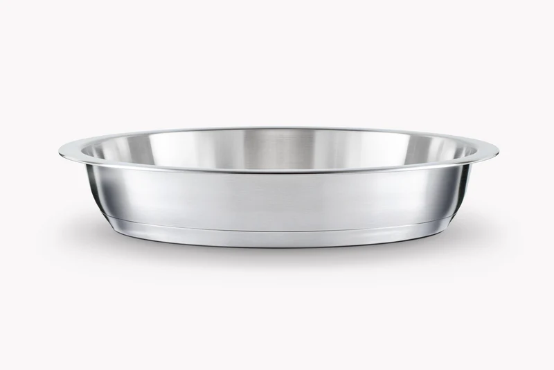 nesto Edelstahl-Pfanne Ø 28 cm x 6,2 cm, unbeschichtet