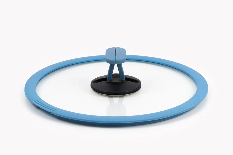 nesto Topf Deckel mit Silikonrand Ø 24 cm blau