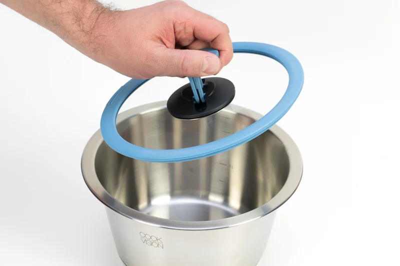 nesto Topf Deckel mit Silikonrand Ø 20 cm blau