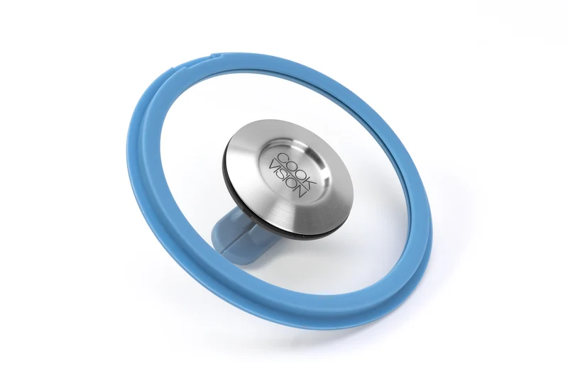 nesto Topf - Deckel mit Silikonrand Ø 18 cm blau