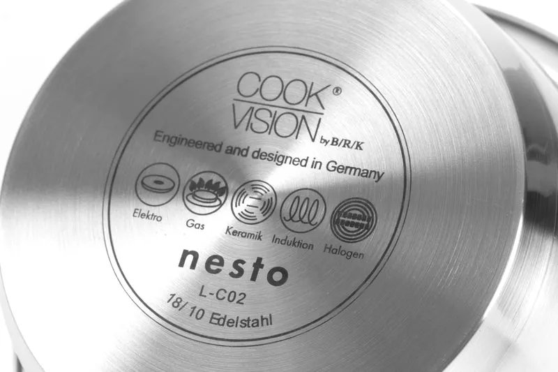 nesto Edelstahltopf Ø 18 cm x 10,5 cm, 2,0l