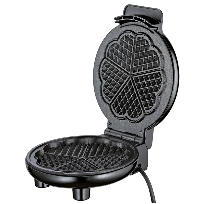 Macchina per waffle "Classic", 5 cavità cuoriforme cm 24,5x19,5x10